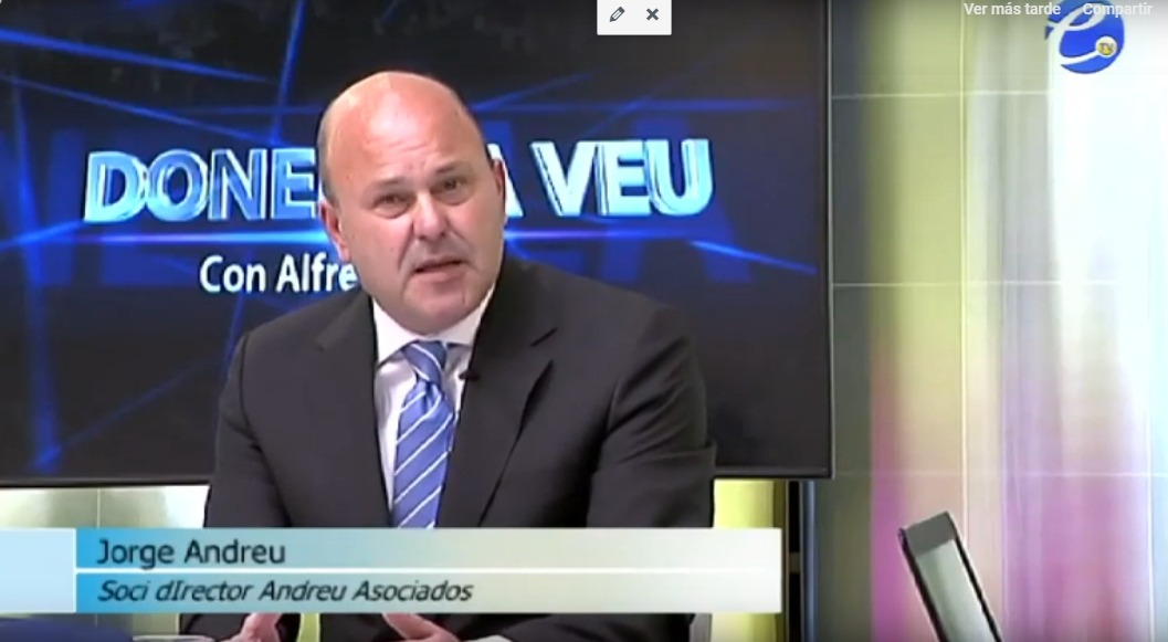 Andreu & Asociados en tv como Especialistas en accidentes